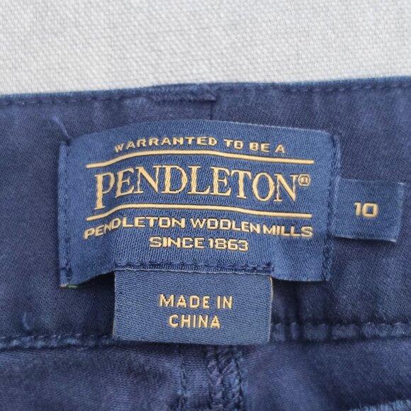 Pendleton pants women's size 10 navy blue colour casual skinny stretch - Picture 5 of 13